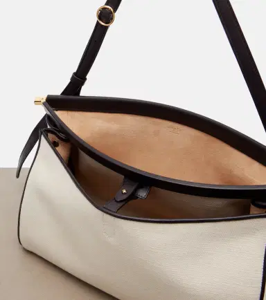 Alaia Alaïa Le Click Pocket Large canvas shoulder bag | Thumbnail 2
