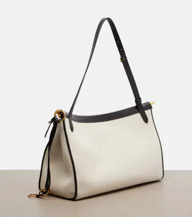Alaia Alaïa Le Click Pocket Large canvas shoulder bag | Thumbnail 3