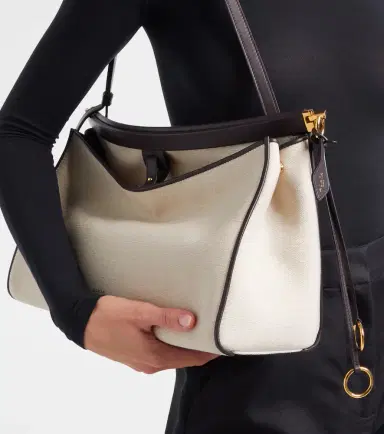 Alaia Alaïa Le Click Pocket Large canvas shoulder bag | Thumbnail 6