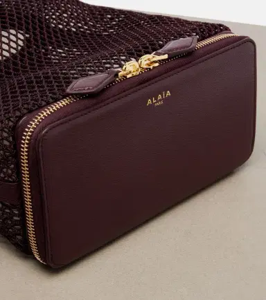 Alaia Alaïa Le Pochon fishnet bucket bag | Thumbnail 2