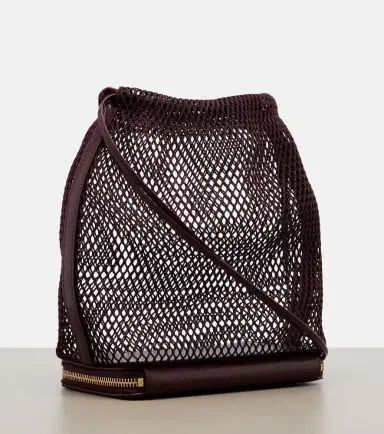 Alaia Alaïa Le Pochon fishnet bucket bag | Thumbnail 3