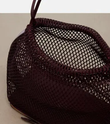 Alaia Alaïa Le Pochon fishnet bucket bag | Thumbnail 4
