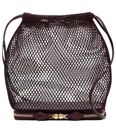 Alaia Alaïa Le Pochon fishnet bucket bag | Thumbnail 1