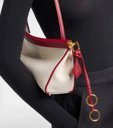 Alaïa Alaïa Le Click Medium canvas shoulder bag | Thumbnail 5