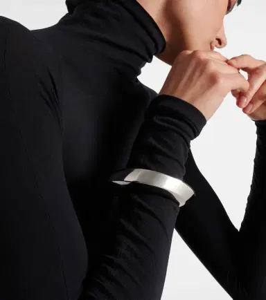 Alaïa Alaïa Edge Small cuff bracelet | Thumbnail 4