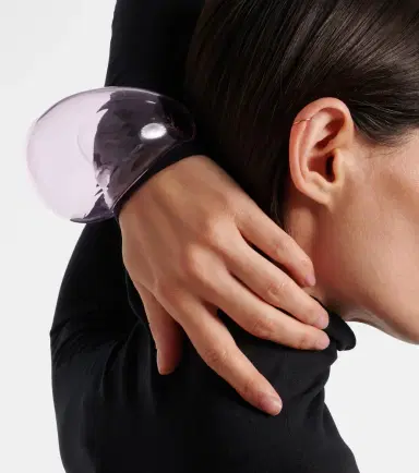 Alaia Alaïa Glass cuff bracelet | Thumbnail 4