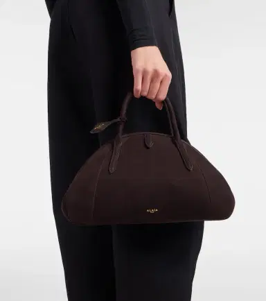Alaïa Alaïa Purse Small suede top-handle bag | Thumbnail 5