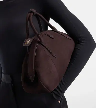 Alaïa Alaïa Purse Small suede top-handle bag | Thumbnail 6