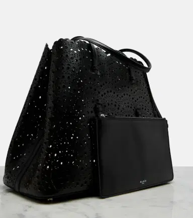 Alaïa Alaïa Mina 37 Vienne leather tote bag | Thumbnail 4