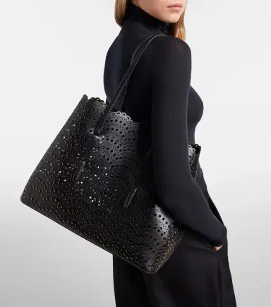 Alaïa Alaïa Mina 37 Vienne leather tote bag | Thumbnail 6
