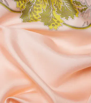 La DoubleJ Fringed printed silk twill scarf | Thumbnail 2