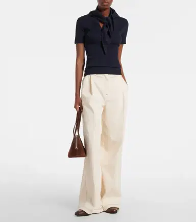 Max Mara Embellished leather penny loafers | Thumbnail 6