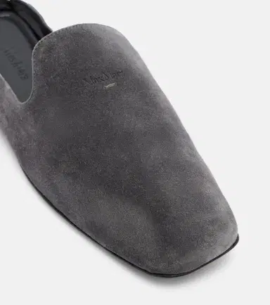 Max Mara Logo suede mules | Thumbnail 2 Max Mara Logo suede mules | Thumbnail 2