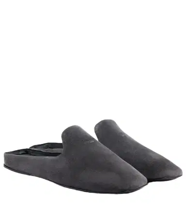 Max Mara Logo suede mules | Thumbnail 1 Max Mara Logo suede mules | Thumbnail 1