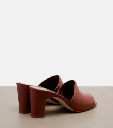 Manolo Blahnik Rapalla leather mules | Thumbnail 4