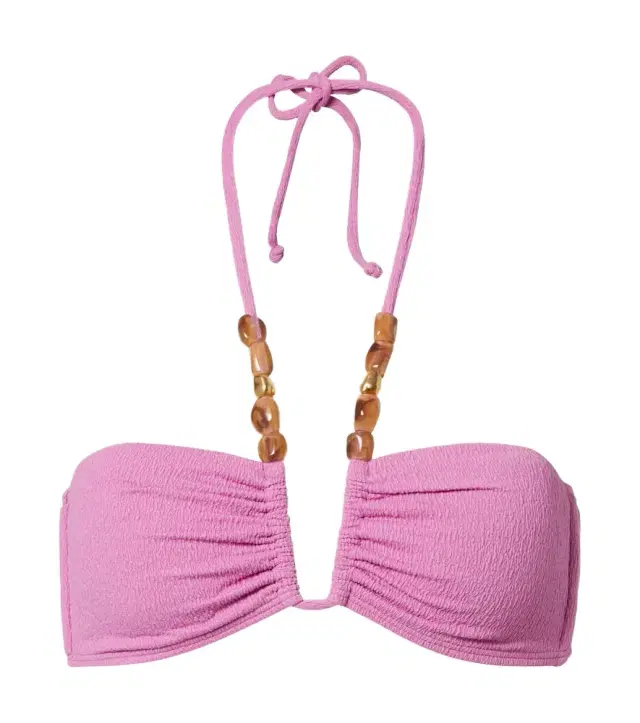Kiana Carol beaded bikini top