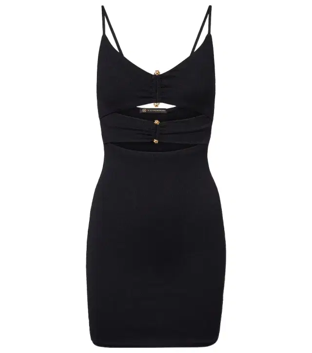 Nika cutout embellished minidress