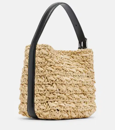 TOTEME Belted Small raffia top-handle bag | Thumbnail 3 TOTEME Belted Small raffia top-handle bag | Thumbnail 3