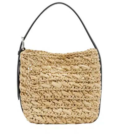 TOTEME Belted Small raffia top-handle bag | Thumbnail 1 TOTEME Belted Small raffia top-handle bag | Thumbnail 1