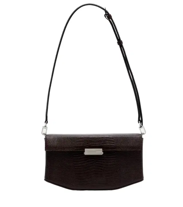 Clip Small leather shoulder bag