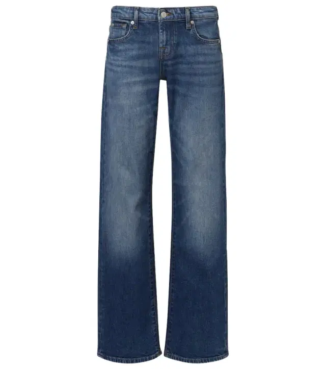 Low straight jeans