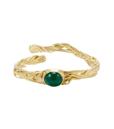 Ysso Delphi 24kt gold-plated bangle | Thumbnail 1