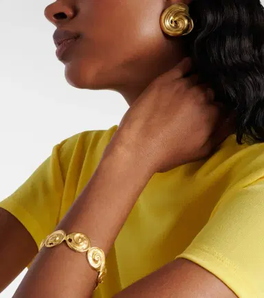 Ysso Cote 24kt gold-plated cuff bracelet | Thumbnail 4