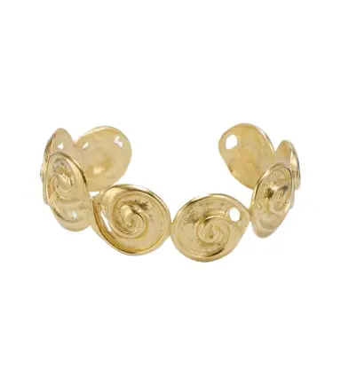 Ysso Cote 24kt gold-plated cuff bracelet | Thumbnail 1