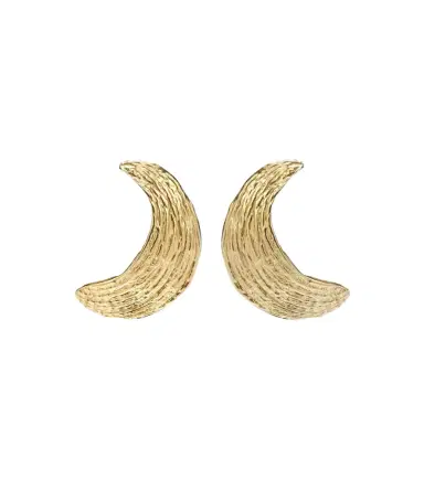 Ysso Broken Shell 24kt gold-plated earrings | Thumbnail 1