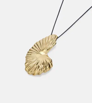 Ysso Birth of Venus gold-plated pendant necklace | Thumbnail 2