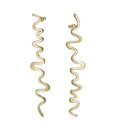 Ysso Shore 24kt gold-plated drop earrings | Thumbnail 1