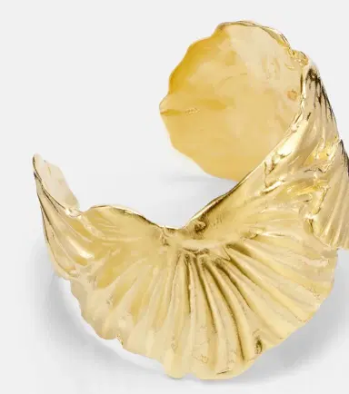 Ysso Birth of Venus 24kt gold-plated cuff bracelet | Thumbnail 3