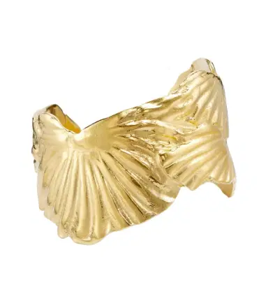 Ysso Birth of Venus 24kt gold-plated cuff bracelet | Thumbnail 1