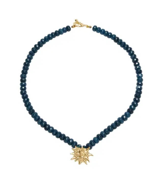 Ysso Sea Urchin necklace with jade