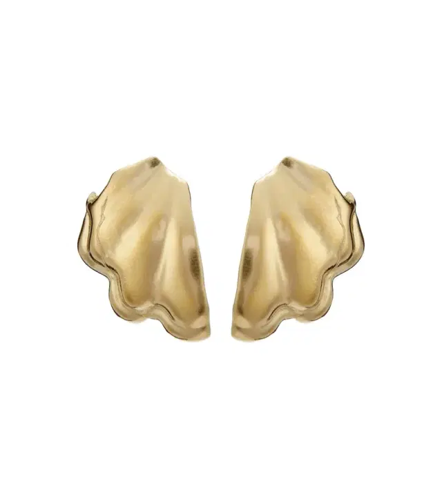 Ysso Ocean 24kt gold-plated earrings