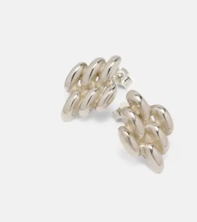 YSSO Chain Link Mini 925 sterling silver earrings | Thumbnail 2 YSSO Chain Link Mini 925 sterling silver earrings | Thumbnail 2