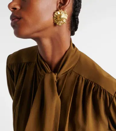 Ysso Ilios 24kt gold-plated earrings | Thumbnail 5