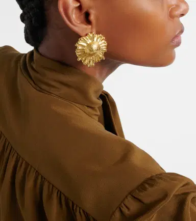 Ysso Ilios 24kt gold-plated earrings | Thumbnail 6