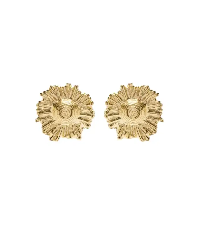 Ysso Ilios 24kt gold-plated earrings