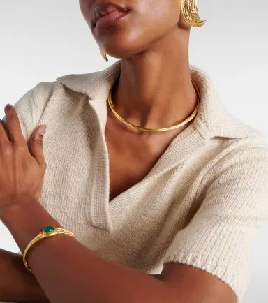 Ysso Lydia 24kt gold-plated choker | Thumbnail 5