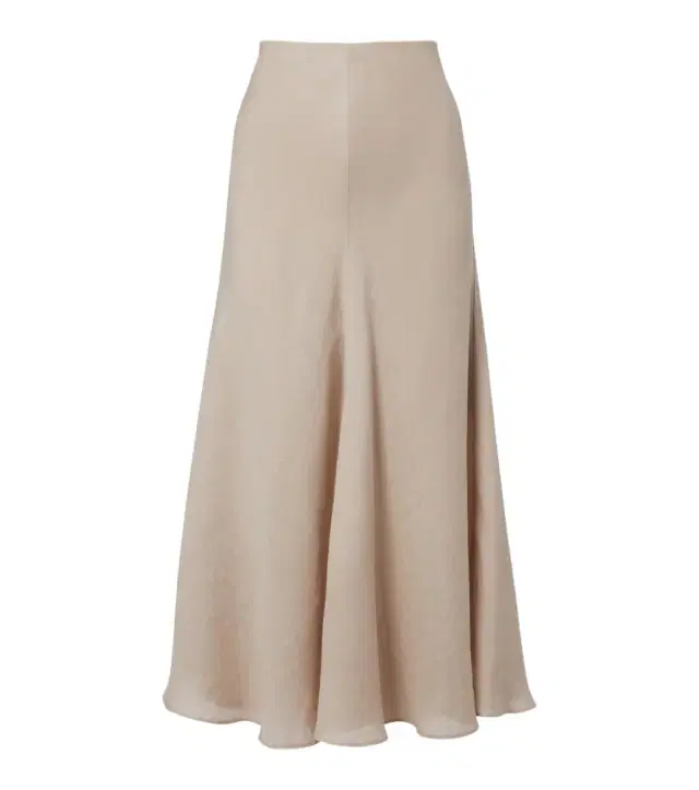Brunello Cucinelli Linen midi skirt