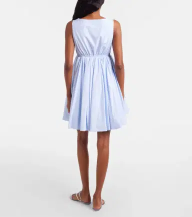 Alaïa Alaïa Striped cotton poplin minidress | Thumbnail 4 Alaïa Alaïa Striped cotton poplin minidress | Thumbnail 4