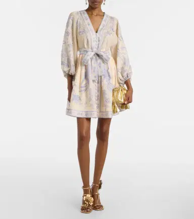 Zimmermann Indra floral linen minidress | Thumbnail 2