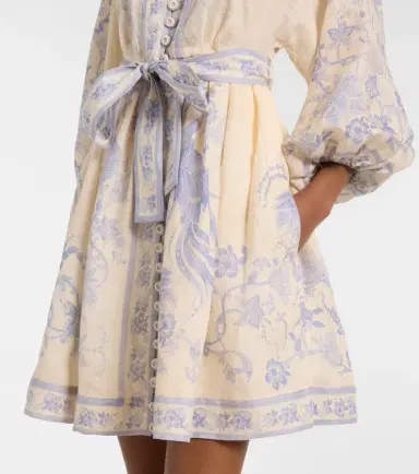 Zimmermann Indra floral linen minidress | Thumbnail 3
