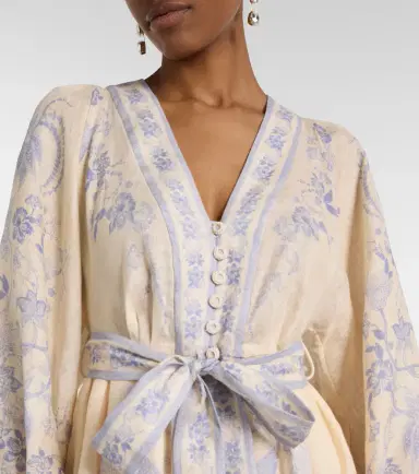 Zimmermann Indra floral linen minidress | Thumbnail 4