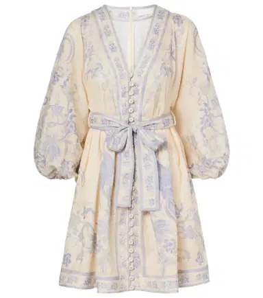 Zimmermann Indra floral linen minidress | Thumbnail 1
