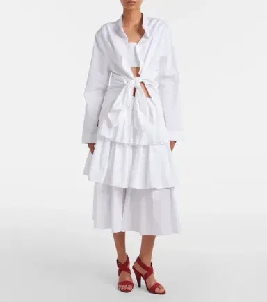 Alaïa Alaïa Cotton poplin blouse | Thumbnail 2