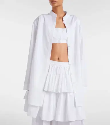 Alaïa Alaïa Cotton poplin blouse | Thumbnail 4