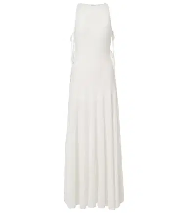 Alaïa Alaïa Cotton-blend crêpe maxi dress | Thumbnail 1