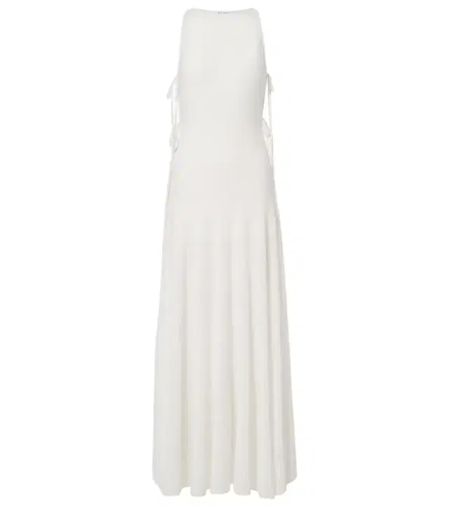 Alaia Alaïa Cotton-blend crêpe maxi dress
